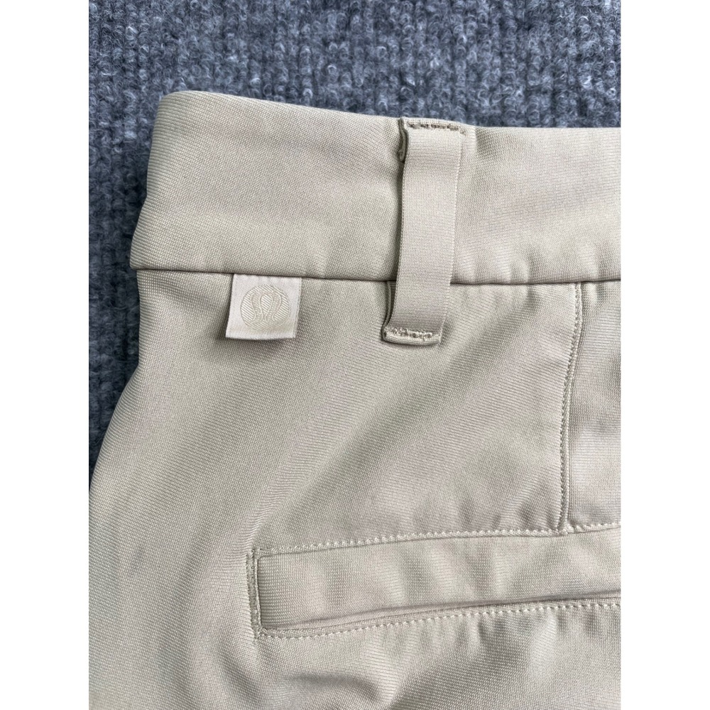 Lululemon Commission Pant Classic Men 36 Tan Chino ABC Technology Golf Casual - Picture 9 of 9